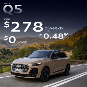 Audi Q5 from $278 biweekly 